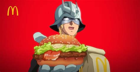 Gundam and McDonald's Team Up on Special Burger Menu.